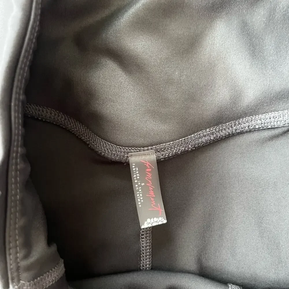 Metallic Grey Free People Movement Leggings Size S